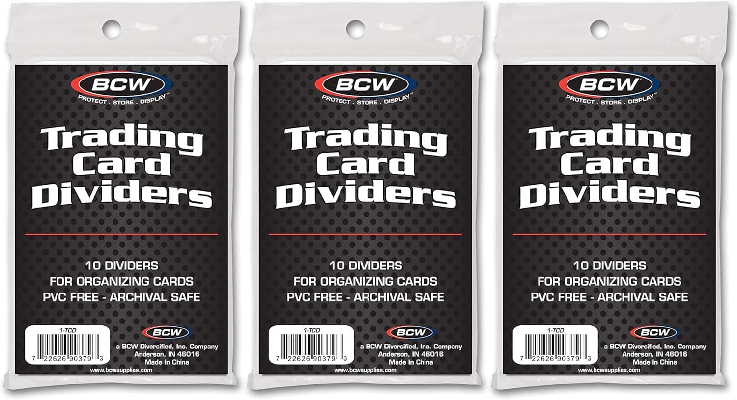 BCW Trading Card Dividers - 30 ct