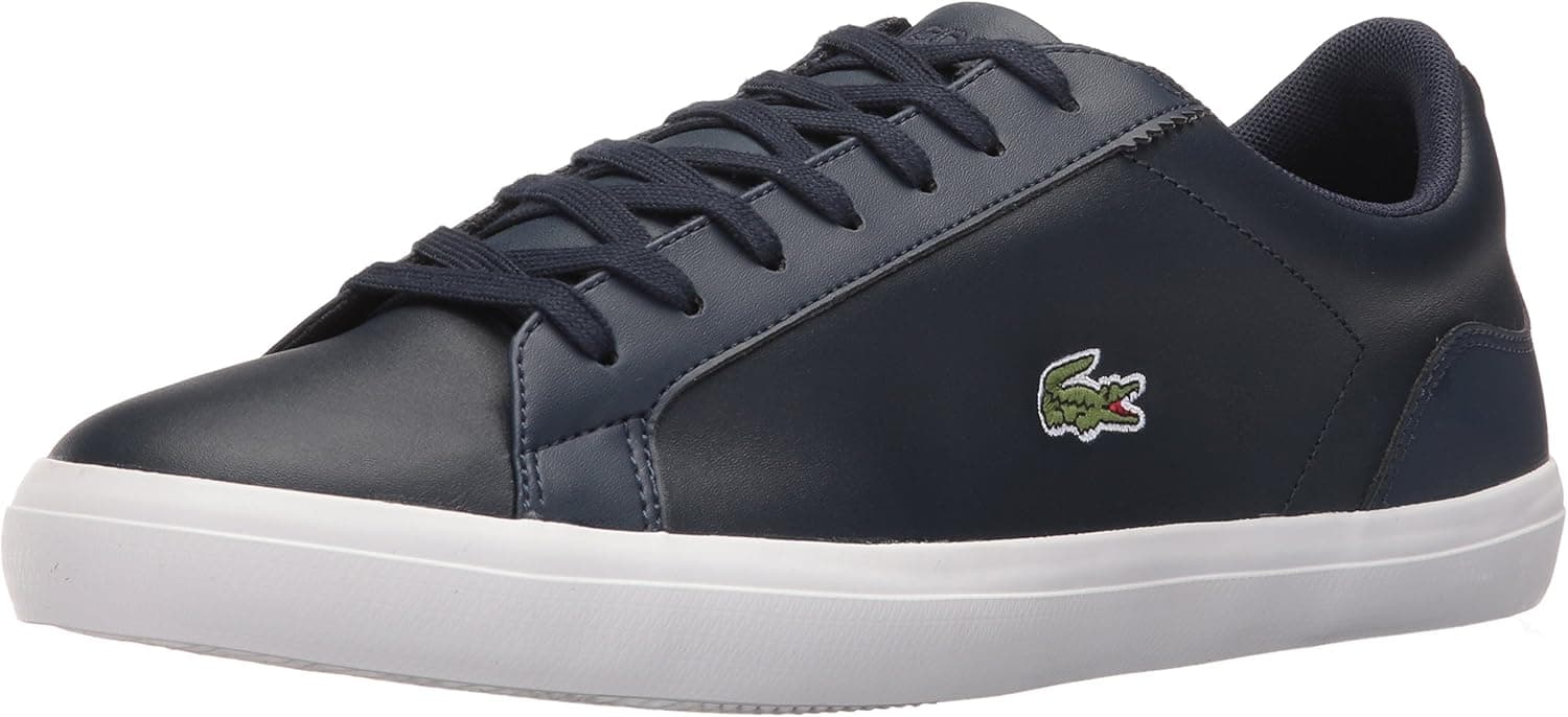 Lacoste Men's Lerond BL 1-1 Fashion Sneaker, Navy, 8 M US