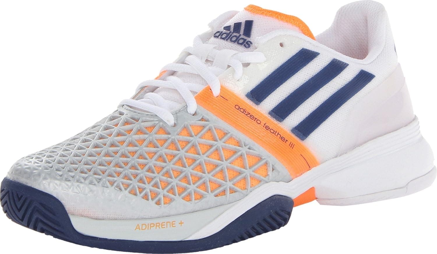 adidas Men's ClimaCool? adizero Feather III Light Grey/Running White/Dark Indigo 12 D - Medium