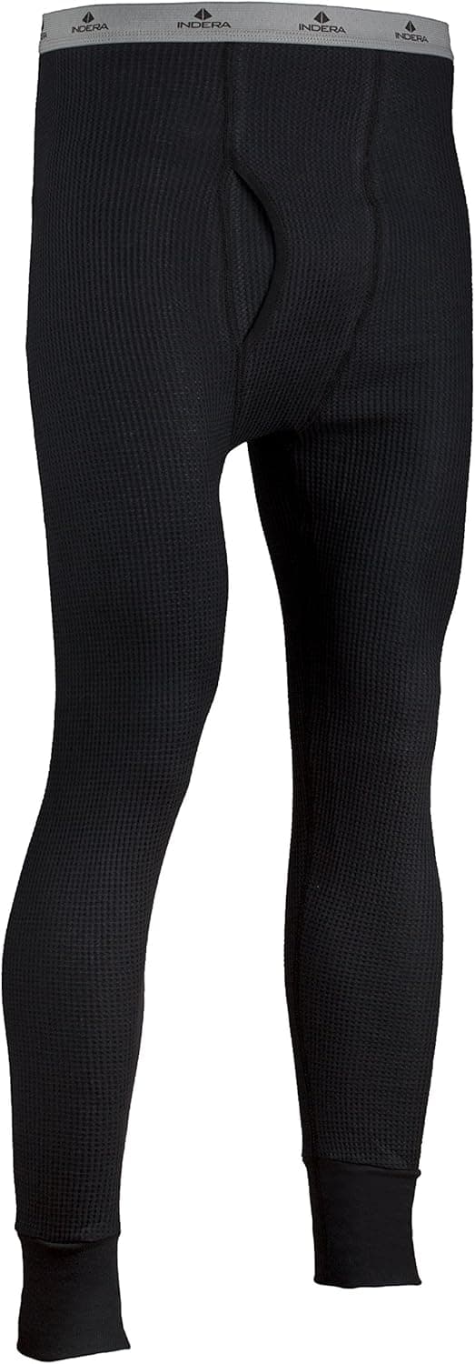 Indera Heavyweight Cotton Waffle Long Johns Thermal Underwear For Men