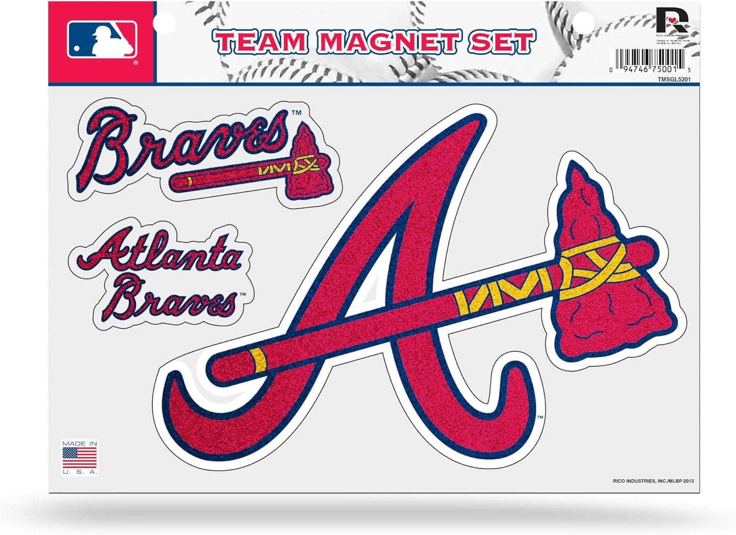 Rico MLB Bling Team Magnet Set