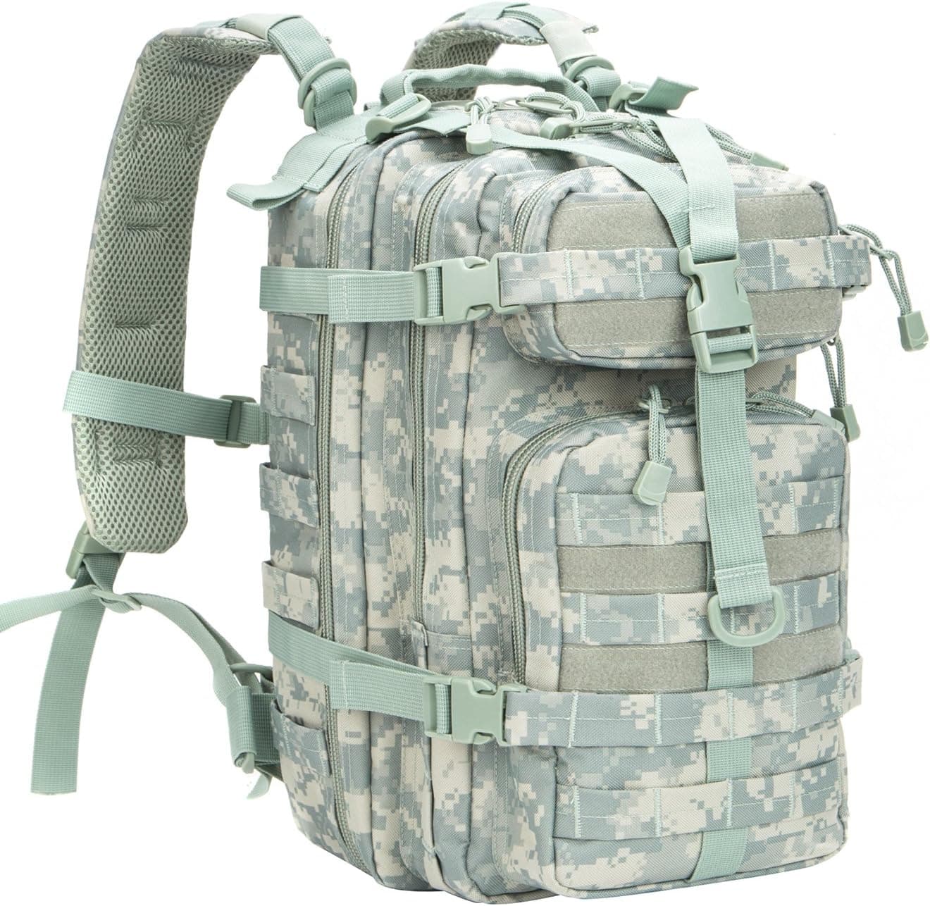Greencity Small Tactical Backpack Military Assault Pack Rucksack Molle Bag (ACU)
