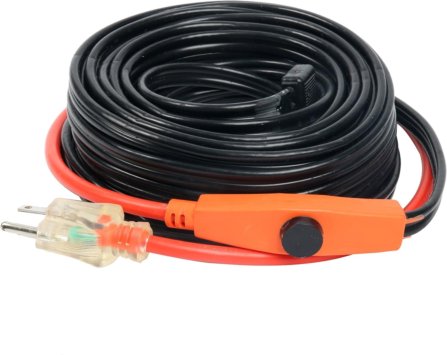 9milelake Cold Weather Pipe and Valve Heating Cable with Built-in Thermostat (40 Feet)