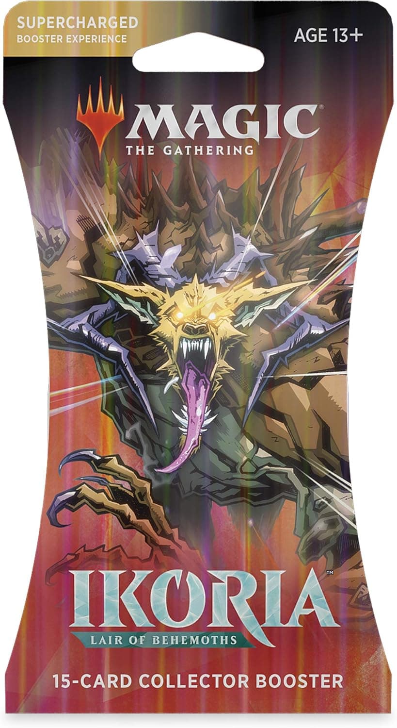 Magic: The Gathering Ikoria: Lair of Behemoths Collector Booster | 15 Card Booster Pack | Stylized Collectible Cards (C77470000)