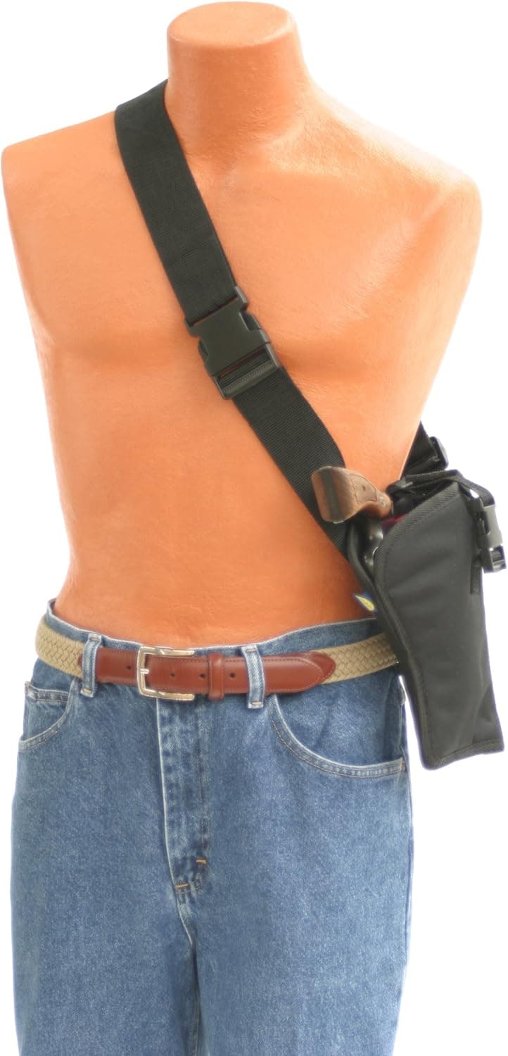 Scope Bandoleer Vertical Shoulder Holster Fits 5 1/2" to 6 1/2" Barrel