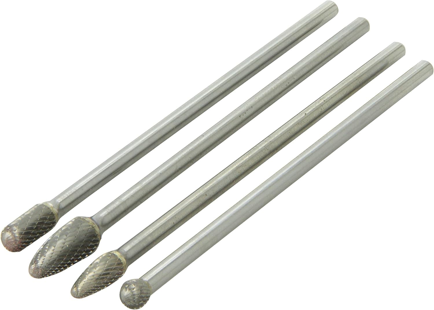 ATD Tools 8170 6" 4-Piece Shan Double Cut Carbide Burr Set