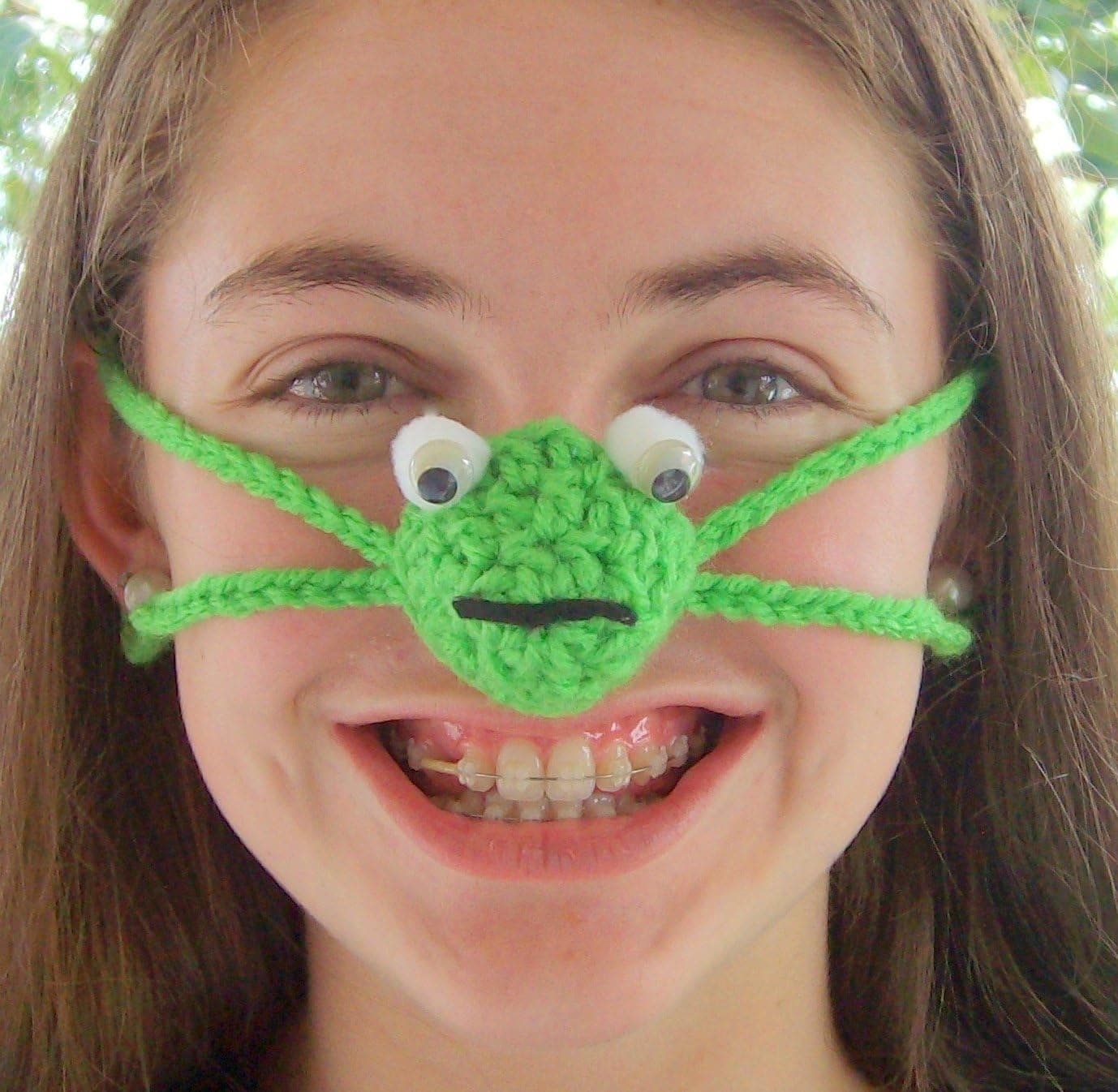 Happy Frog Nose Warmer by Aunt Marty's Original Nose Warmers