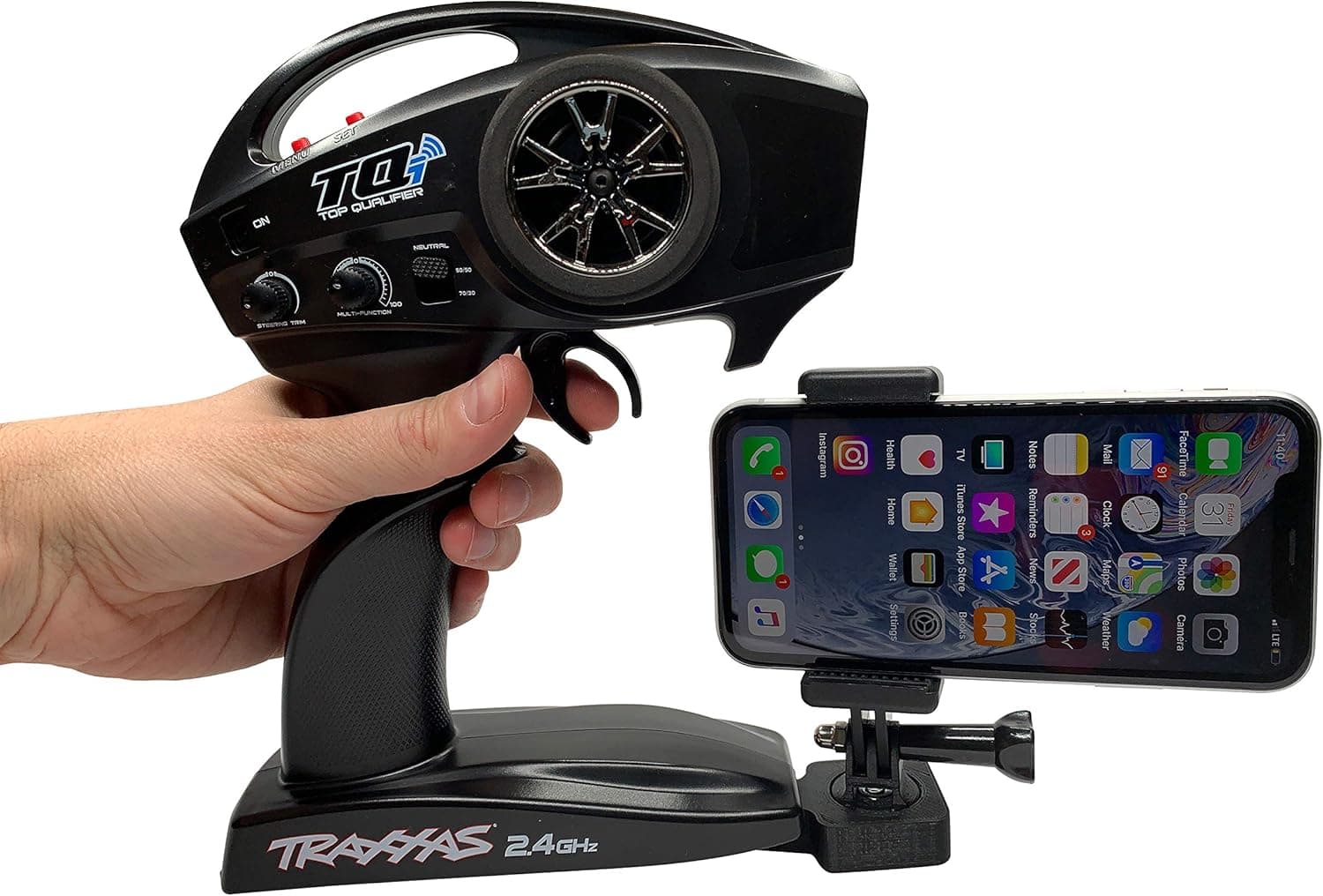 Luxury RC Cell Phone Camera Mount for X-Maxx Slash Rustler Stampede TRX-4 Desert Racer UDR MAXX E-Revo