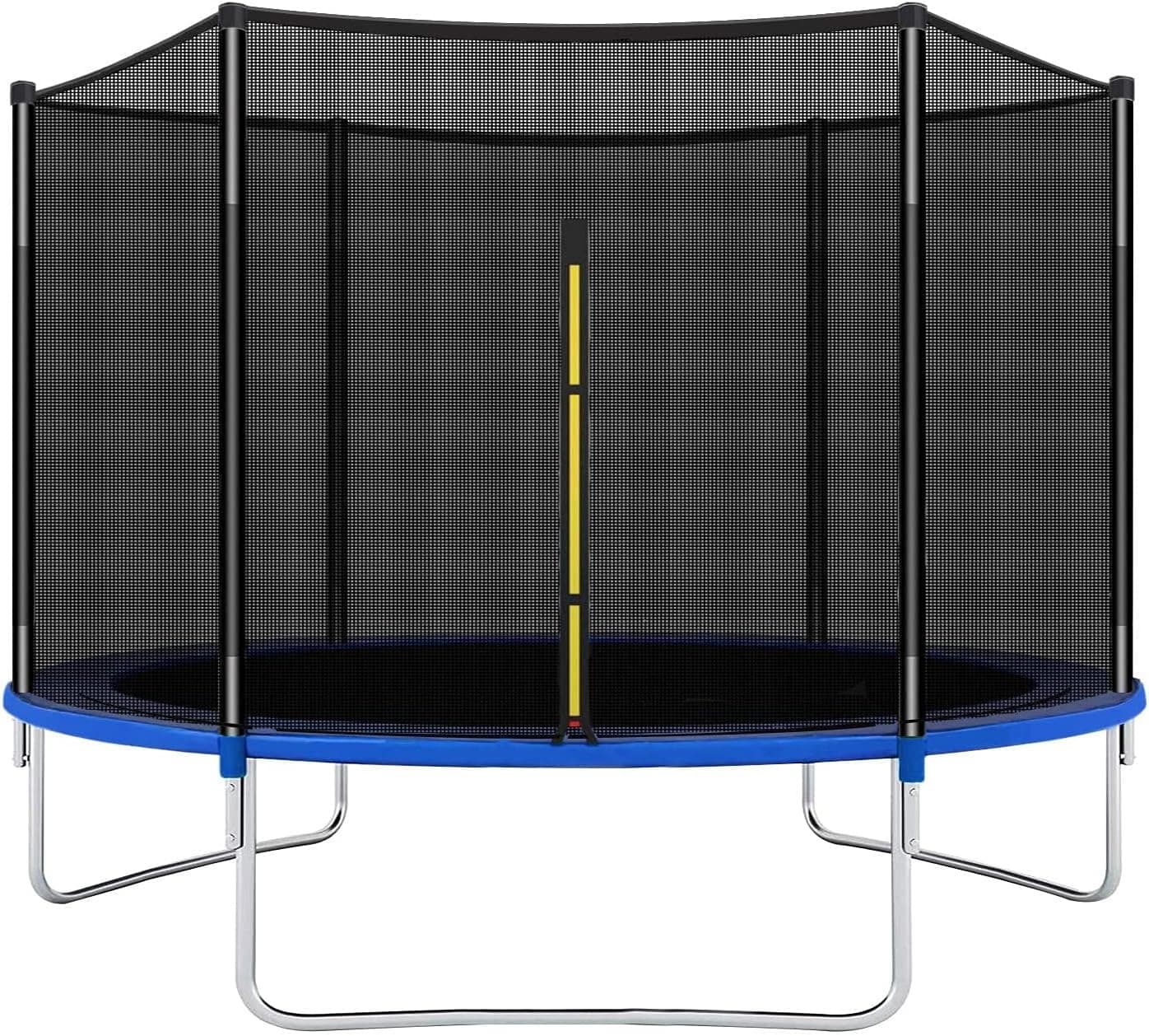 CalmMax Trampoline 8FT Jump Recreational Trampoline with Safety Enclosure- ASTM Approved - Combo Bounce Outdoor Trampoline for Kids