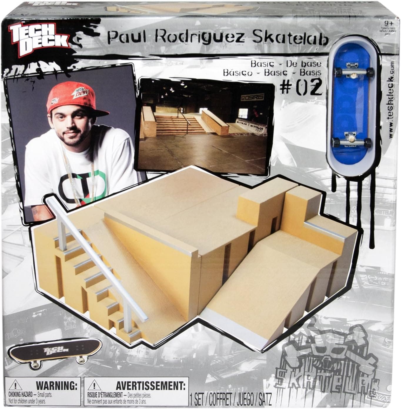 Tech Deck Small Sk8 Lab - Big Ramp And Kicker Obstacle