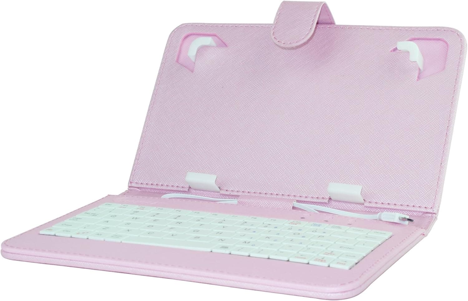Impecca Mini Keyboard Case & Stand for 7" Tablets, Pink (PCK-710P)