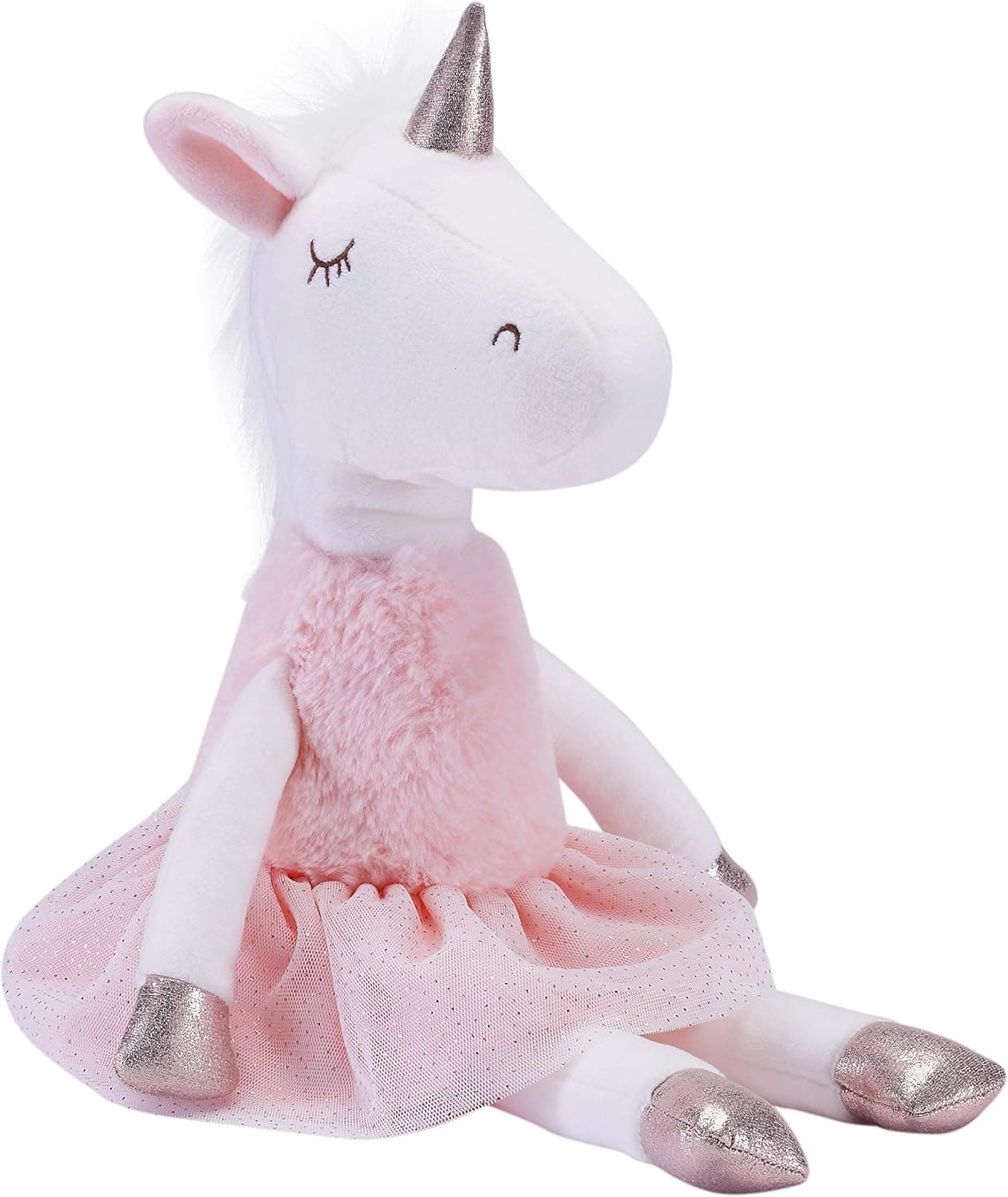 Laila and Lainey Plush Ballerina Unicorn - Soft Stuffed Animal for Girls