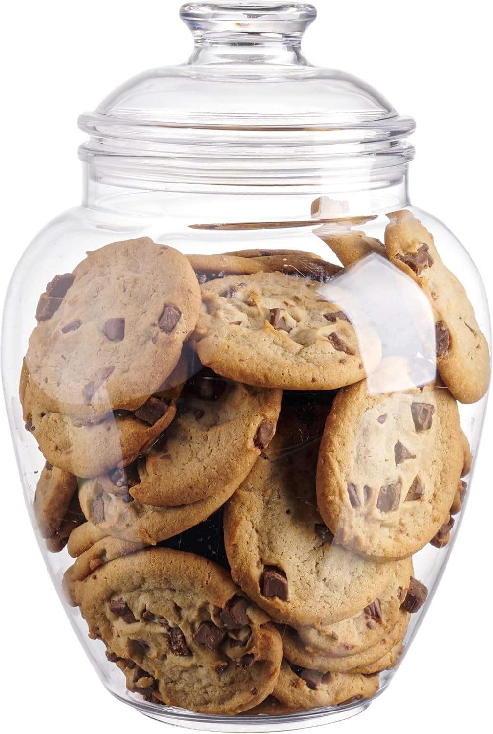 Apothecary Jar with Lid 148oz Capacity - Acrylic Storage Container - Cute Decorative Candy Jar with Lid - Candy Container for Cookies, Candies, Sugar, Tea, Coffee, Herbs, Spices – Plastic Clear Jar with Lid- By The Candery