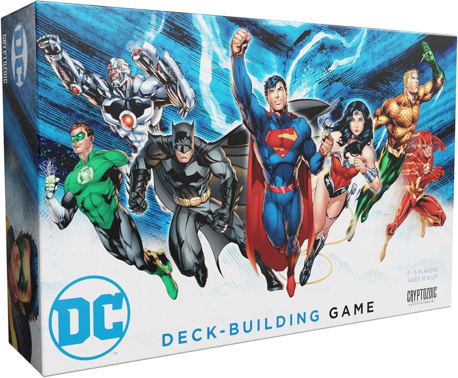 DC Deck-Building Game - Play as Members of DC's Justice League - Unique Abilities for Each Super Hero - Standalone, Compatible with Full DC Deck-Building Game Series