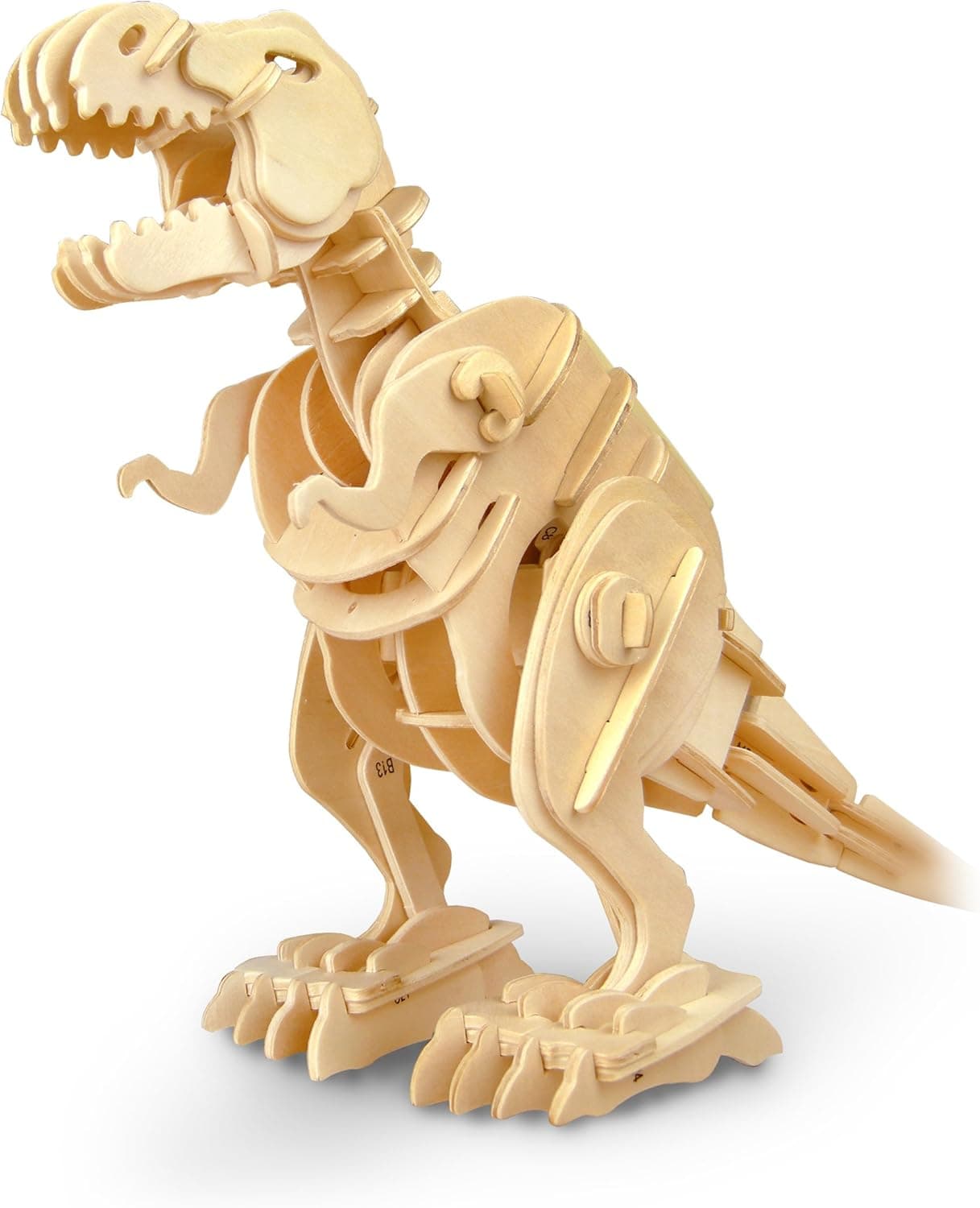 Rowood 3D Puzzles for Adults, DIY Wooden Moving Dinosaur Model Kit Craft Toy, Gift for Teens Boys Girls - Jurassic Walking T-Rex (Sound Control)