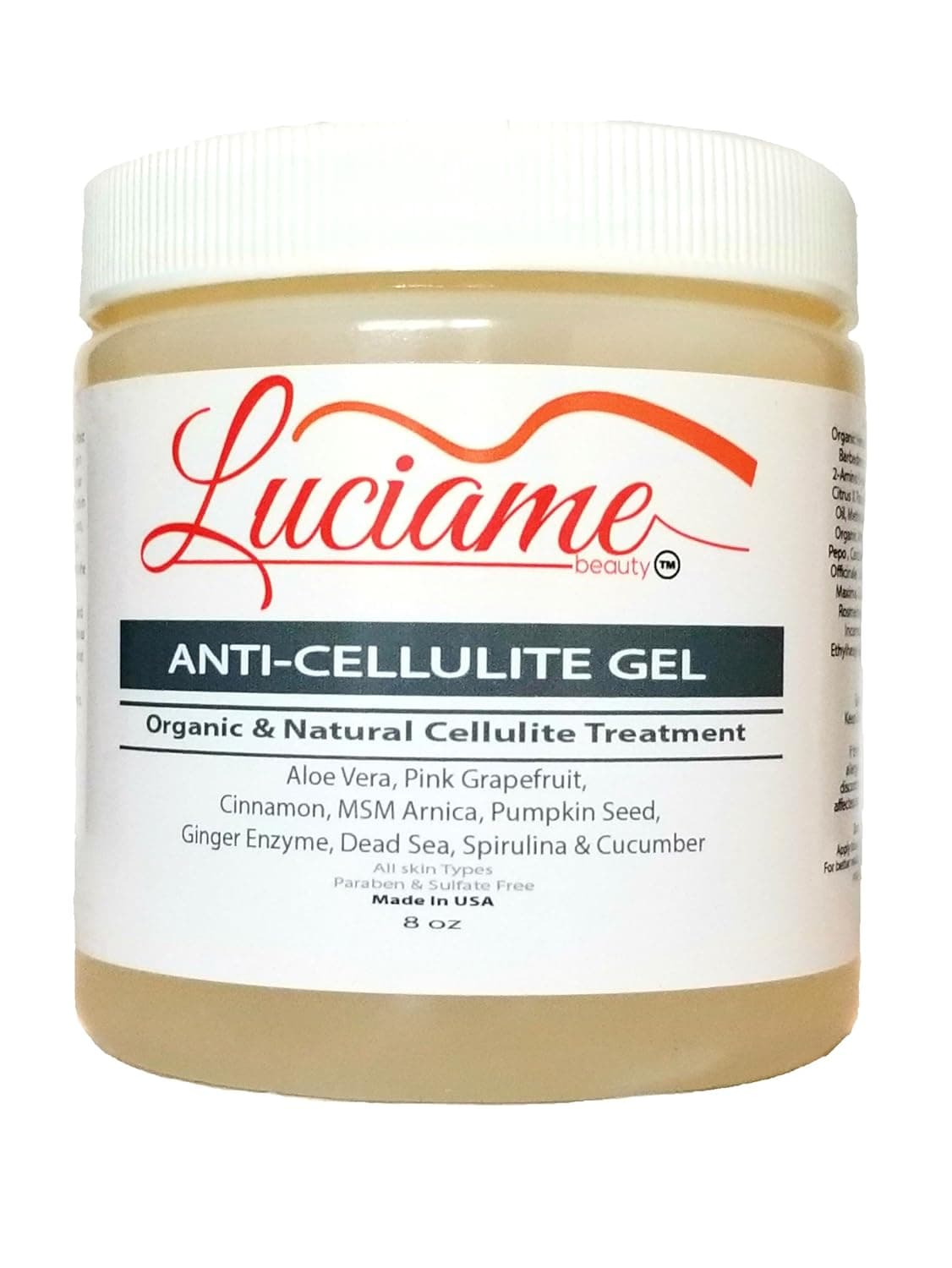 ORGANIC - We've Created The Most Exclusive Formula to Targets Body Fat, Cellulite Treatment, Skin Firming lotion, Fat Burner Cream, Apply under body wrap for Firming Lose Saggy Skin- 100% Made in USA.