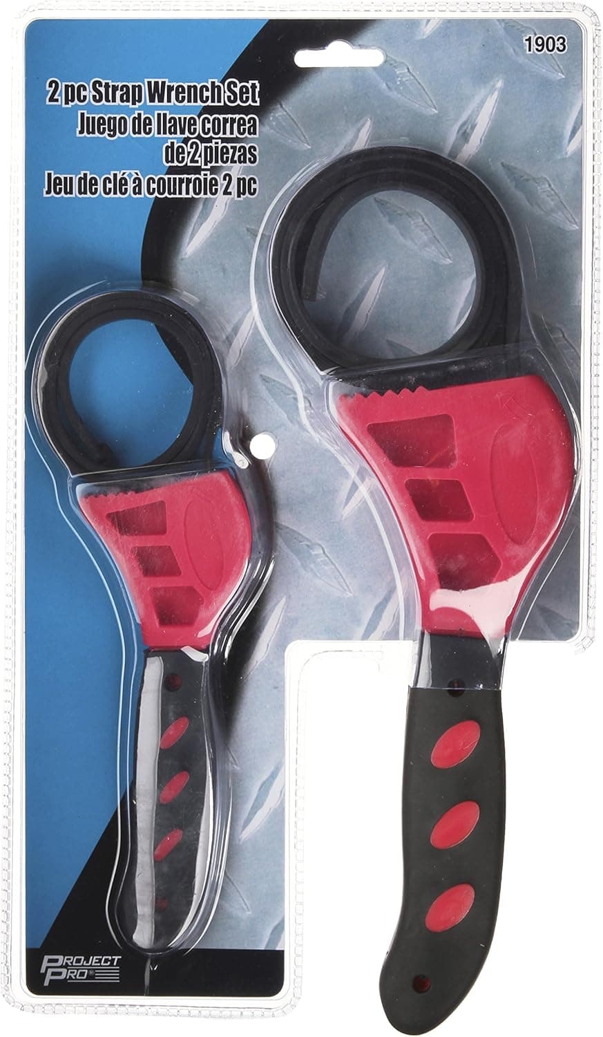 Performance Tool 1903 2-Piece Strap Wrench Set