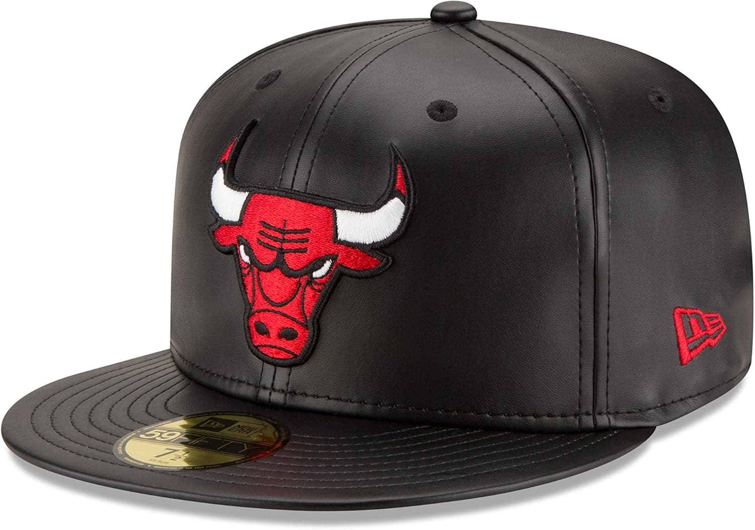 NBA Men's Faux Leather 59FIFTY Fitted Cap