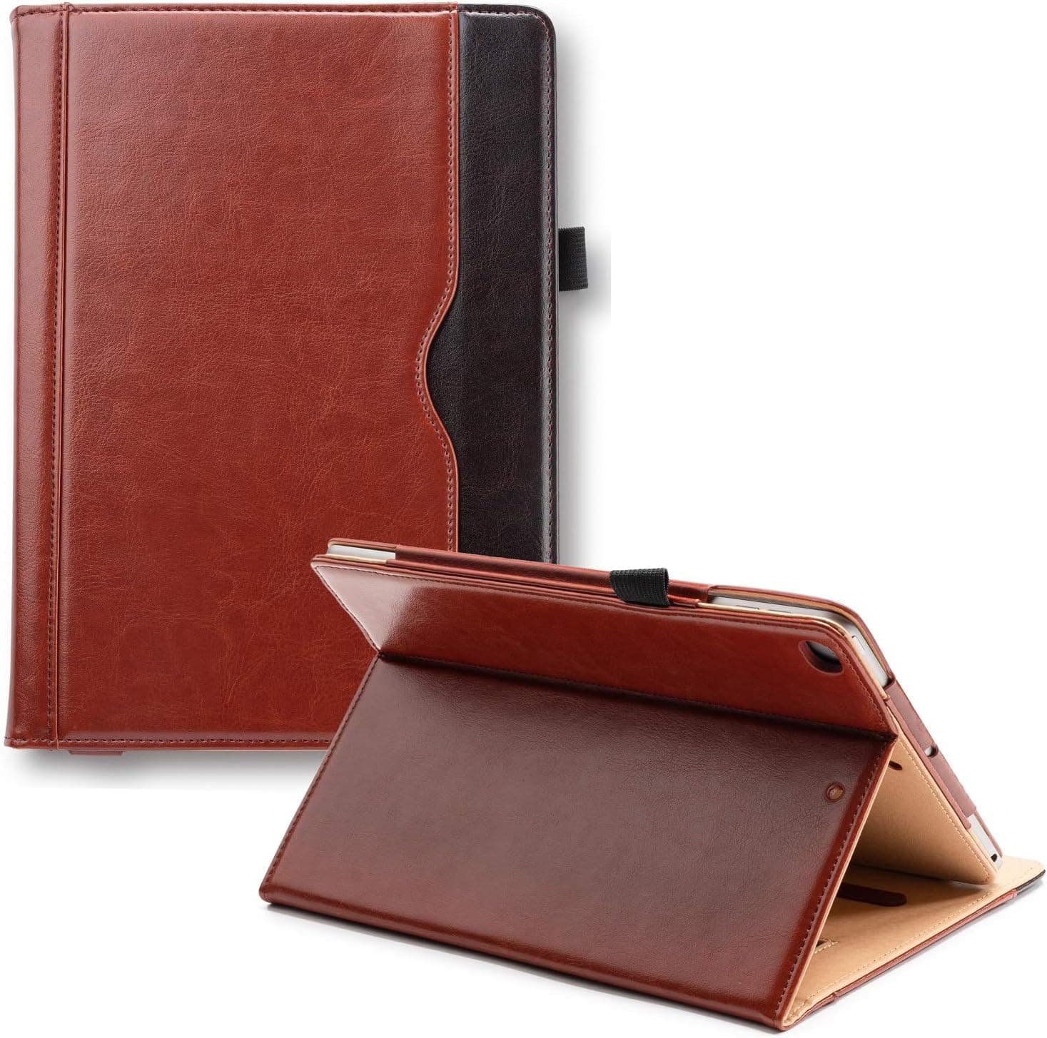 Claasico iPad 9.7 Case 2018/2017 5th/6th Gen, Premium PU Leather Business Slim Folding - Stand Folio ipad Cover Case for i Pad 9.7 inch, Also Fits iPad Air 1-2