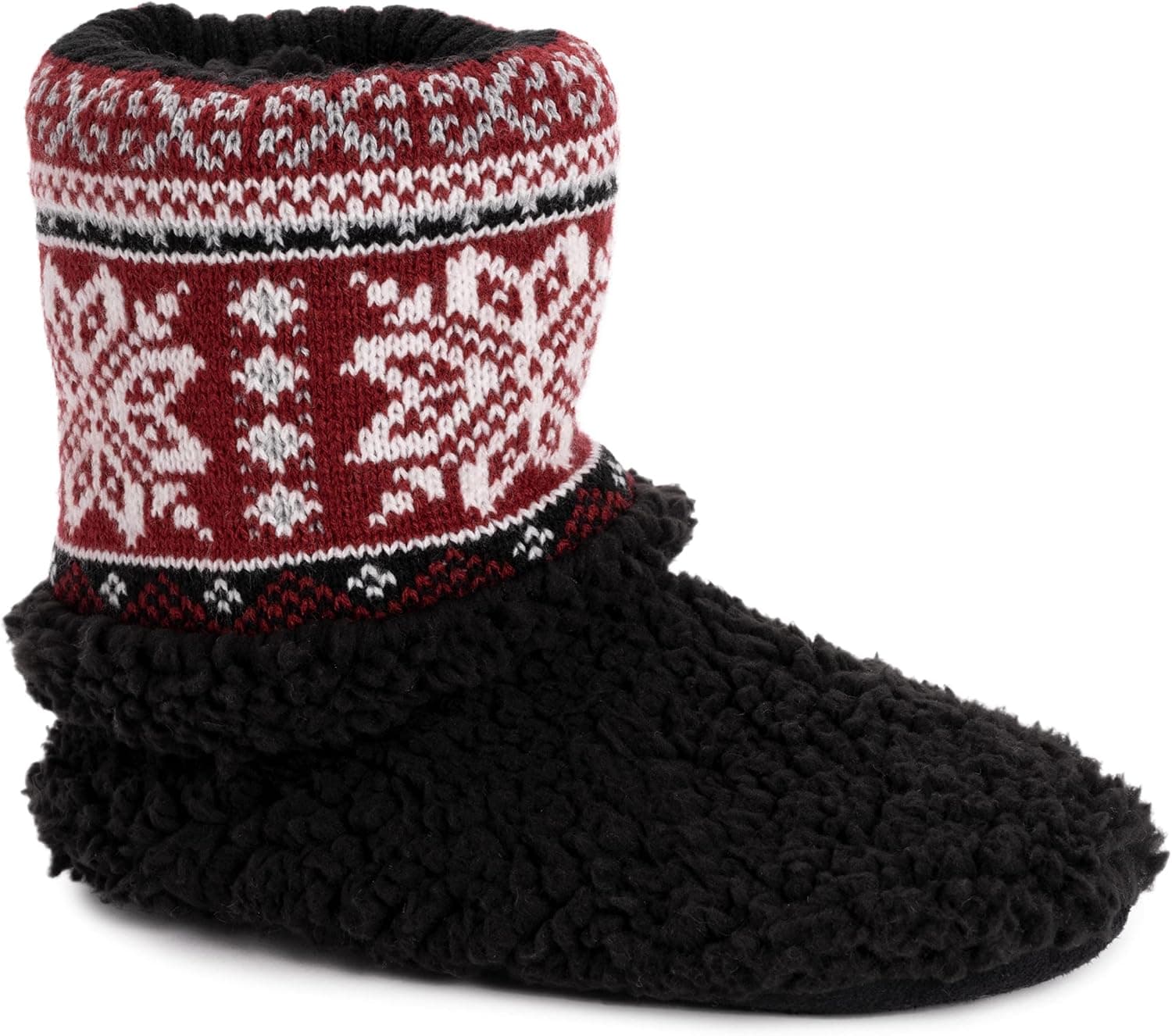 MUK LUKS Women's Foldover Bootie Slipper