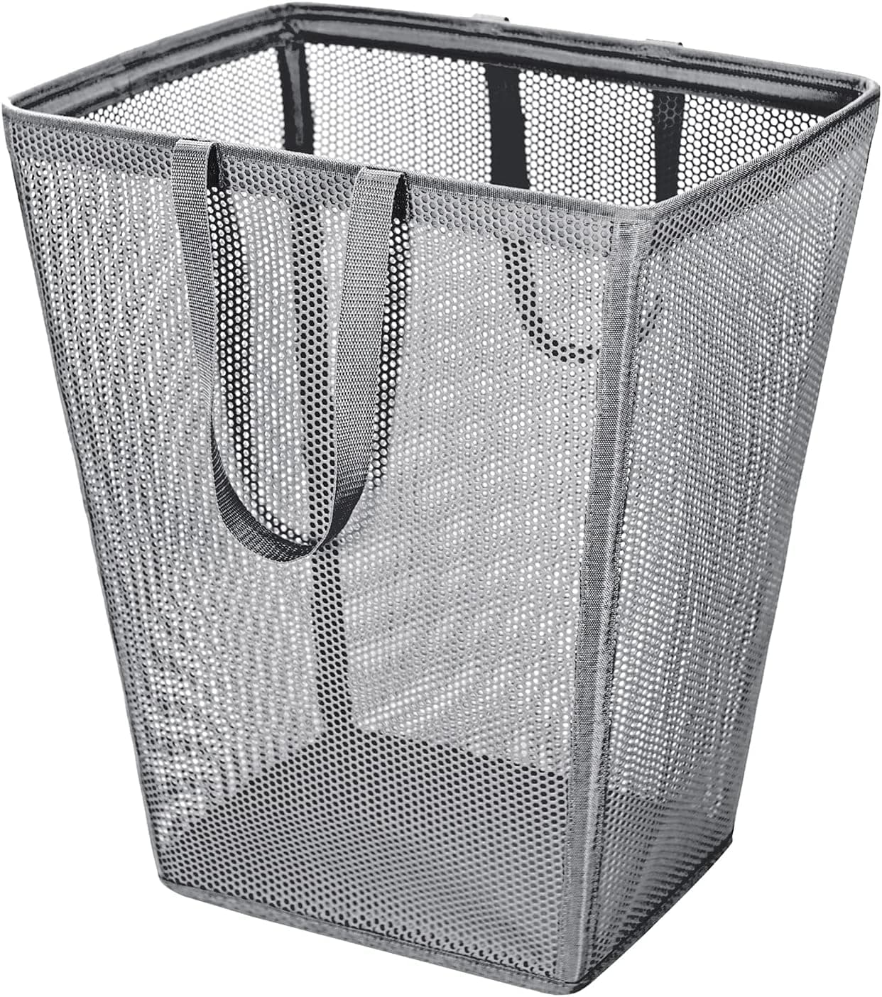 【2023 Upgrade】Mambabydad 62L Freestanding Laundry Hamper Collapsible Clothes Basket EVA Recycling Bin Toy Organizer with Handles (22x18x13inch, Grey)