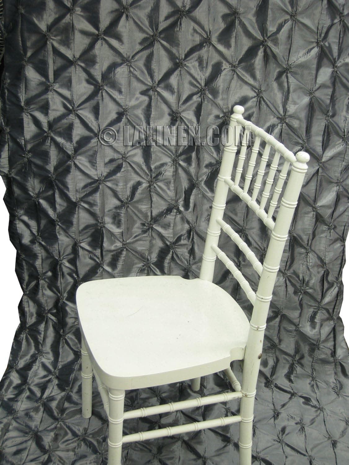 Photography Background Tufted Pinched Portrait Cloth Backdrop Charcoal Mod 5x9 (Inch) Feet Perfect for Studio