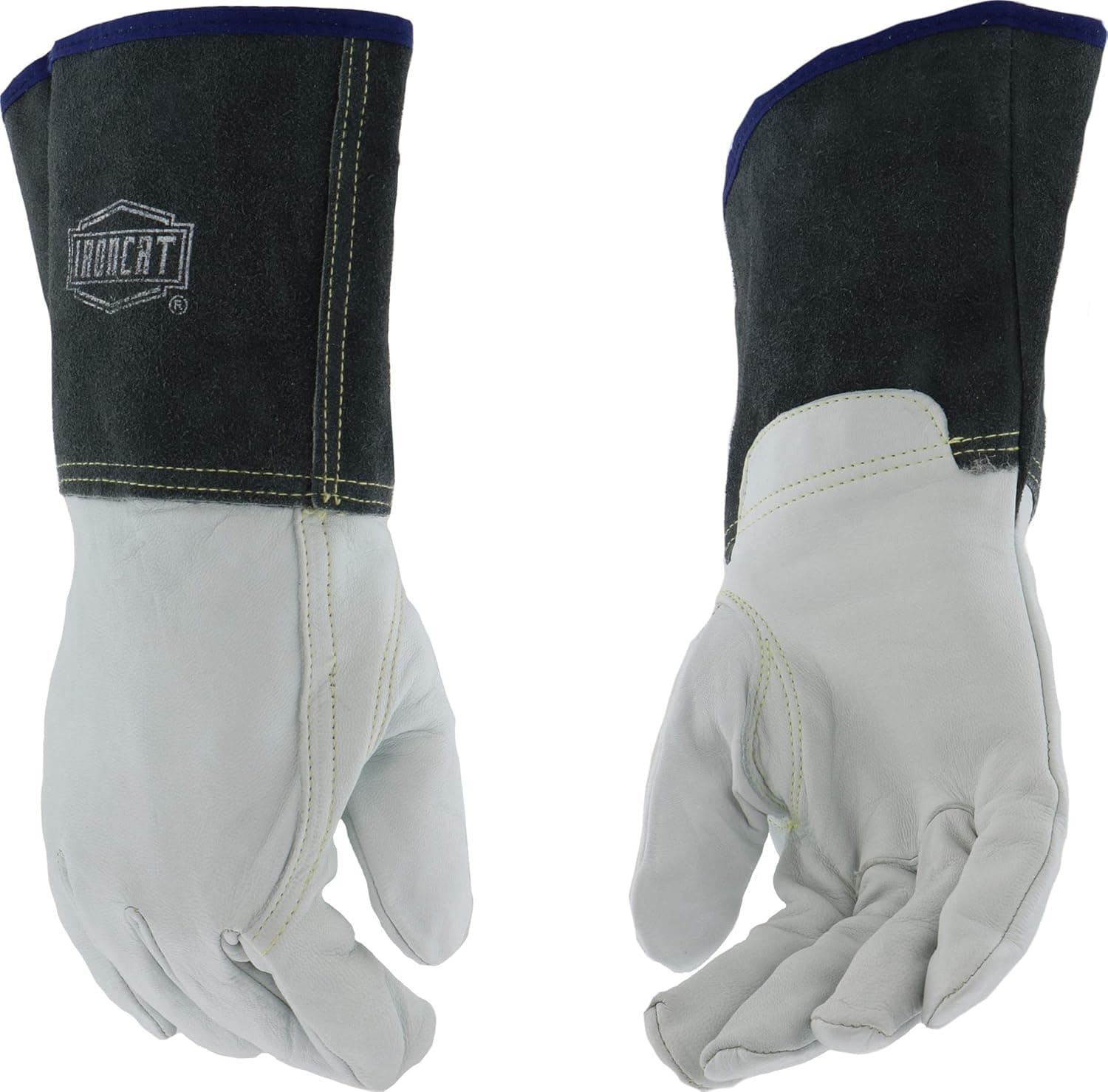 IRONCAT 6144 Kidskin TIG Welder – Medium, Top Grain, Keystone Thumb, Kevlar Construction, Gauntlet Cuff