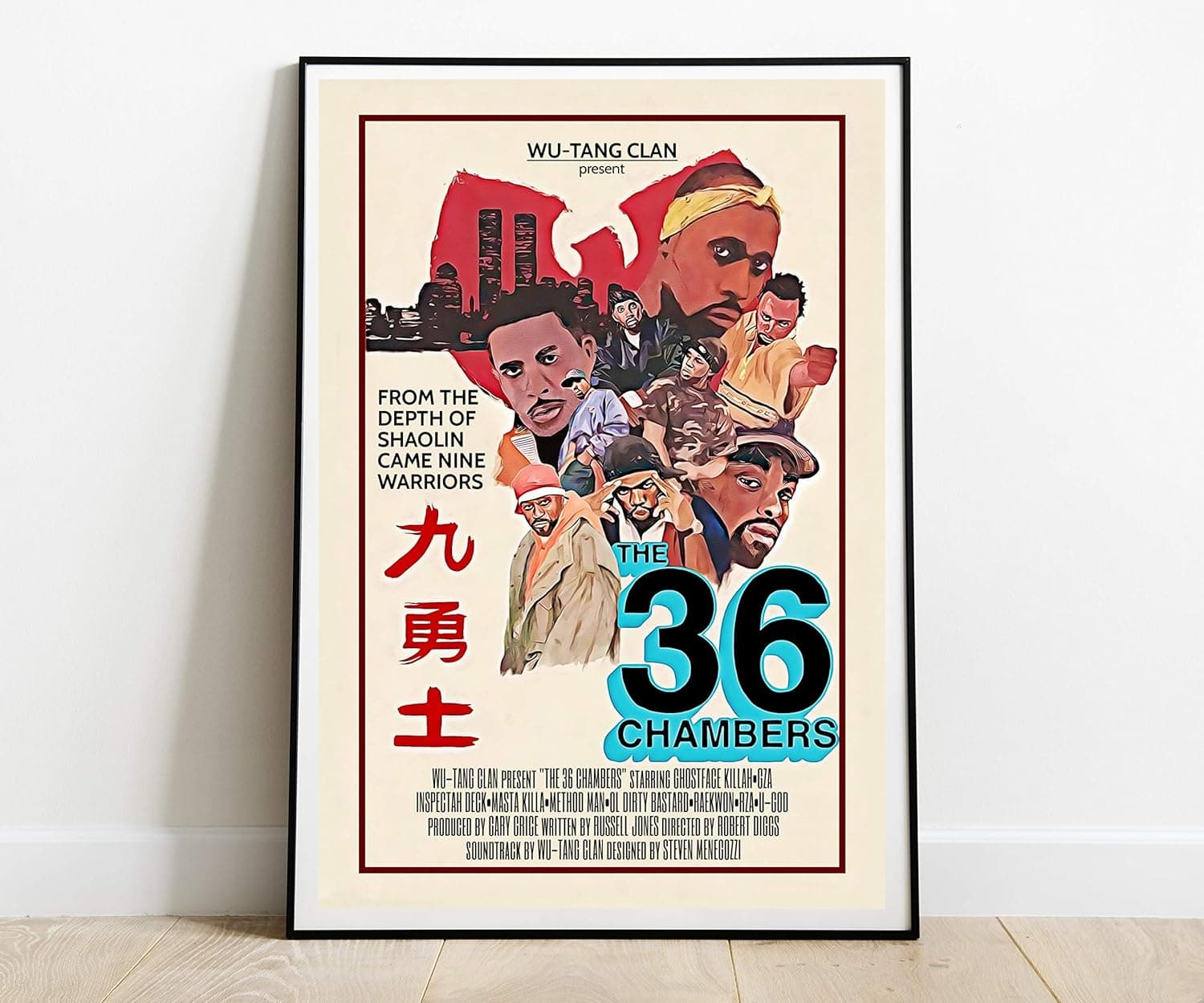Print Compatible With Wu Tang Clan 36 Chambers Poster Art Printing Wall Decor