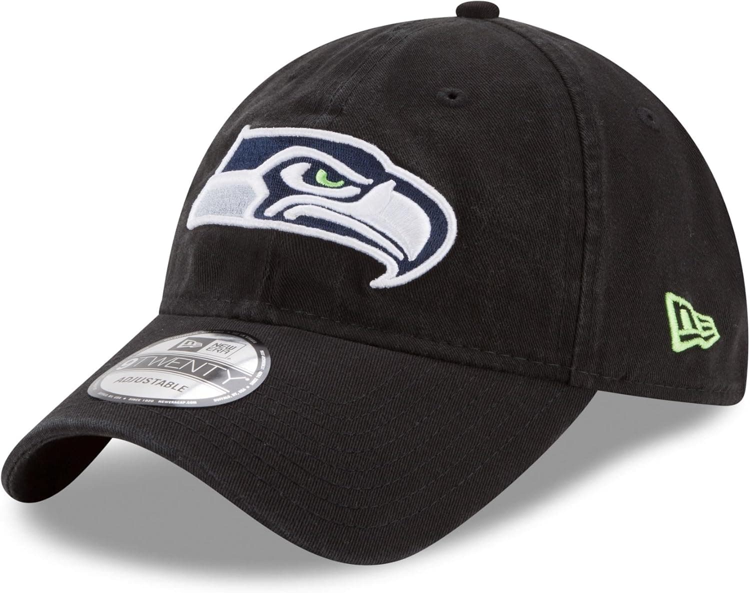 Seattle Seahawks New Era 9Twenty NFL"Black Core Classic" Adjustable Hat