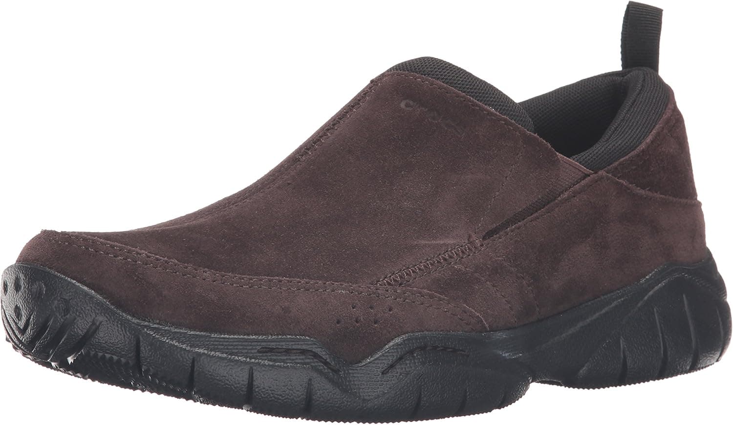 Crocs Men's Swiftwater Suede Moc Slip-On Shoe