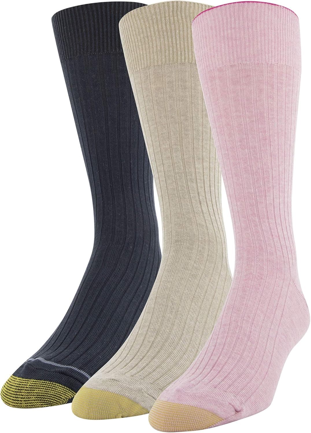 Gold Toe Men's Canterbury Crew Socks, 3 Pairs