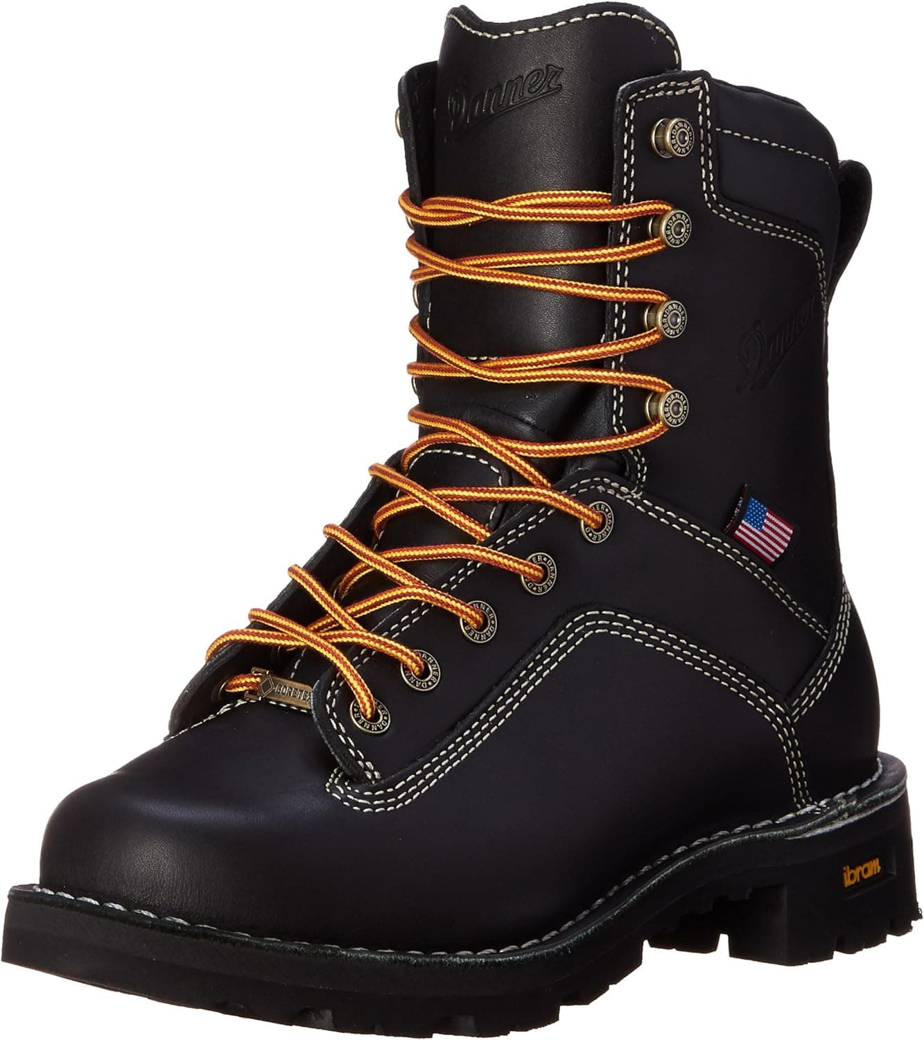 Danner Men's Quarry USA Black Work Boot - 8-Inch
