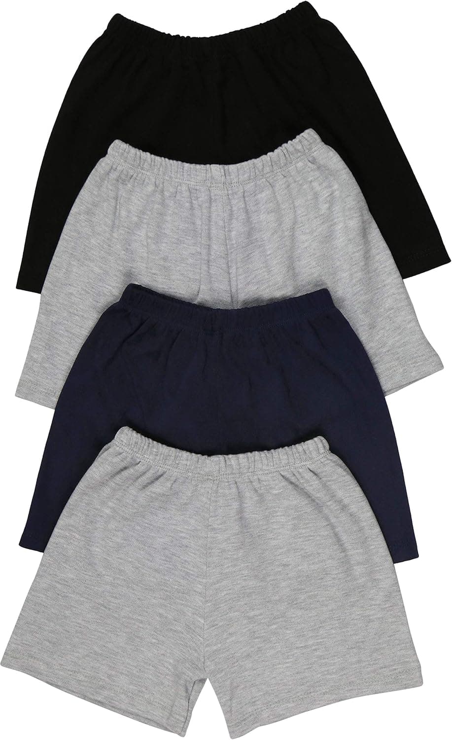 ToBeInStyle Boy's 4-Pack Relaxed Casual Lounging Shorts