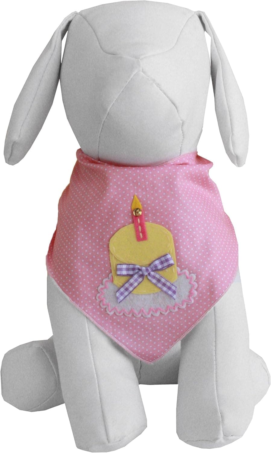 Tail Trends Happy Birthday Dog Bandana for Girls - 100% Cotton