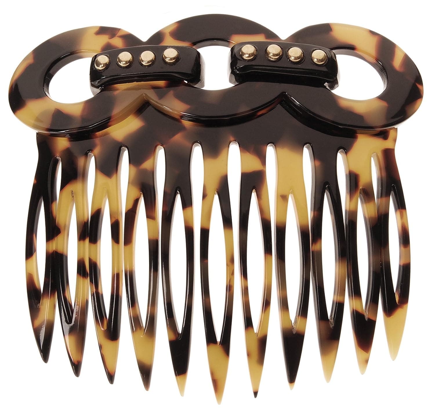 L. Erickson Triple Oval Side Comb - Tokyo/Black