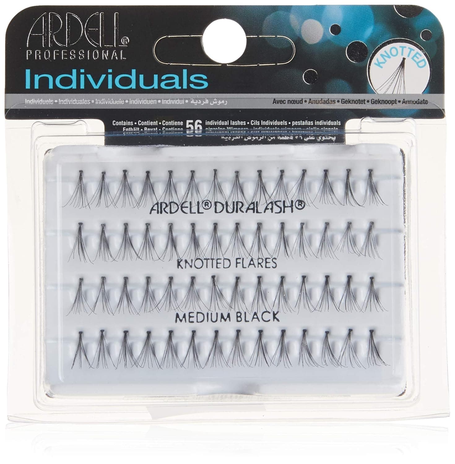 Ardell Professional Individual Duralash Flares, Medium Black, 1 Pair