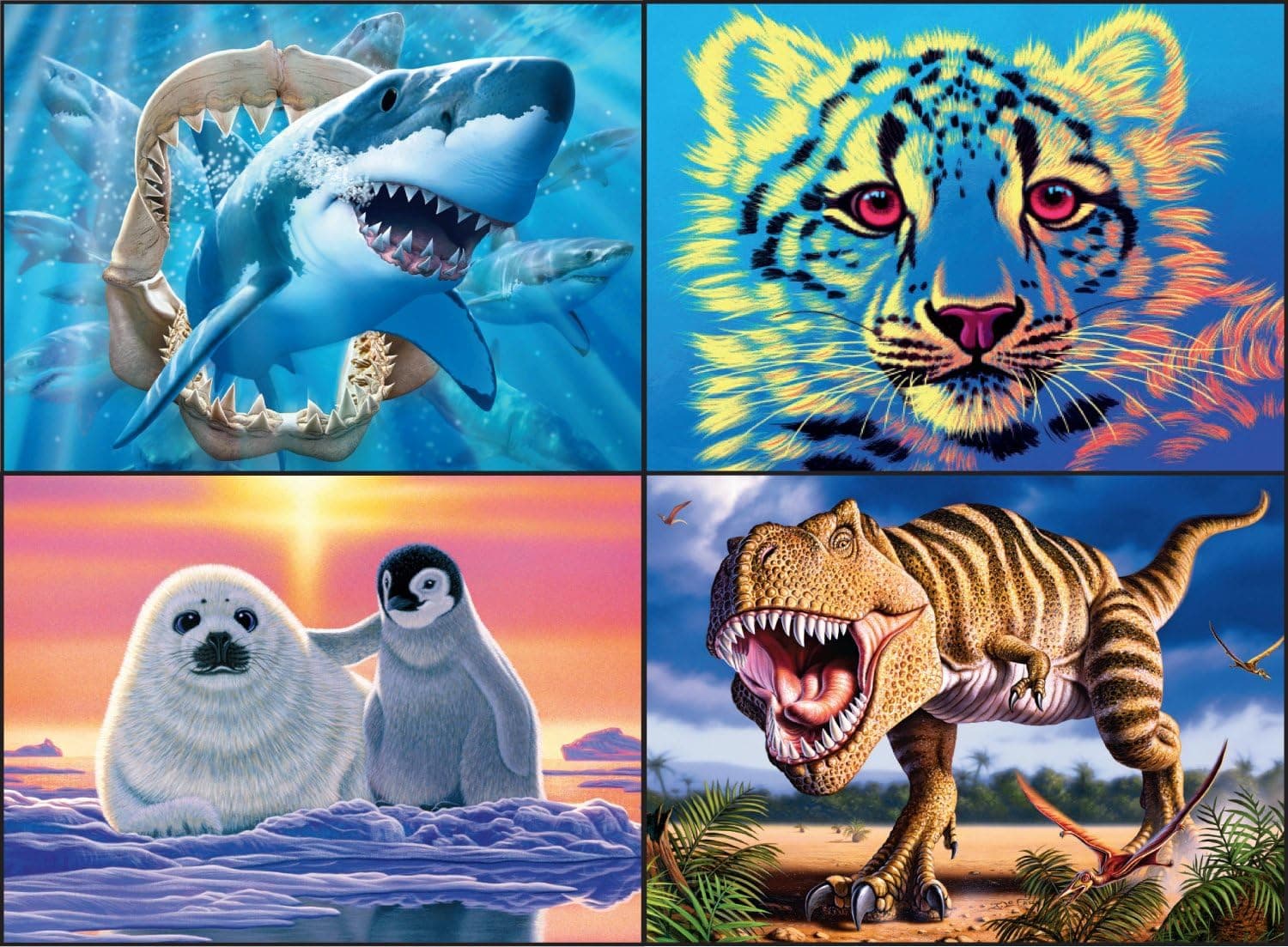 Ceaco 4-in-1 Glow Zone Jigsaw Puzzle