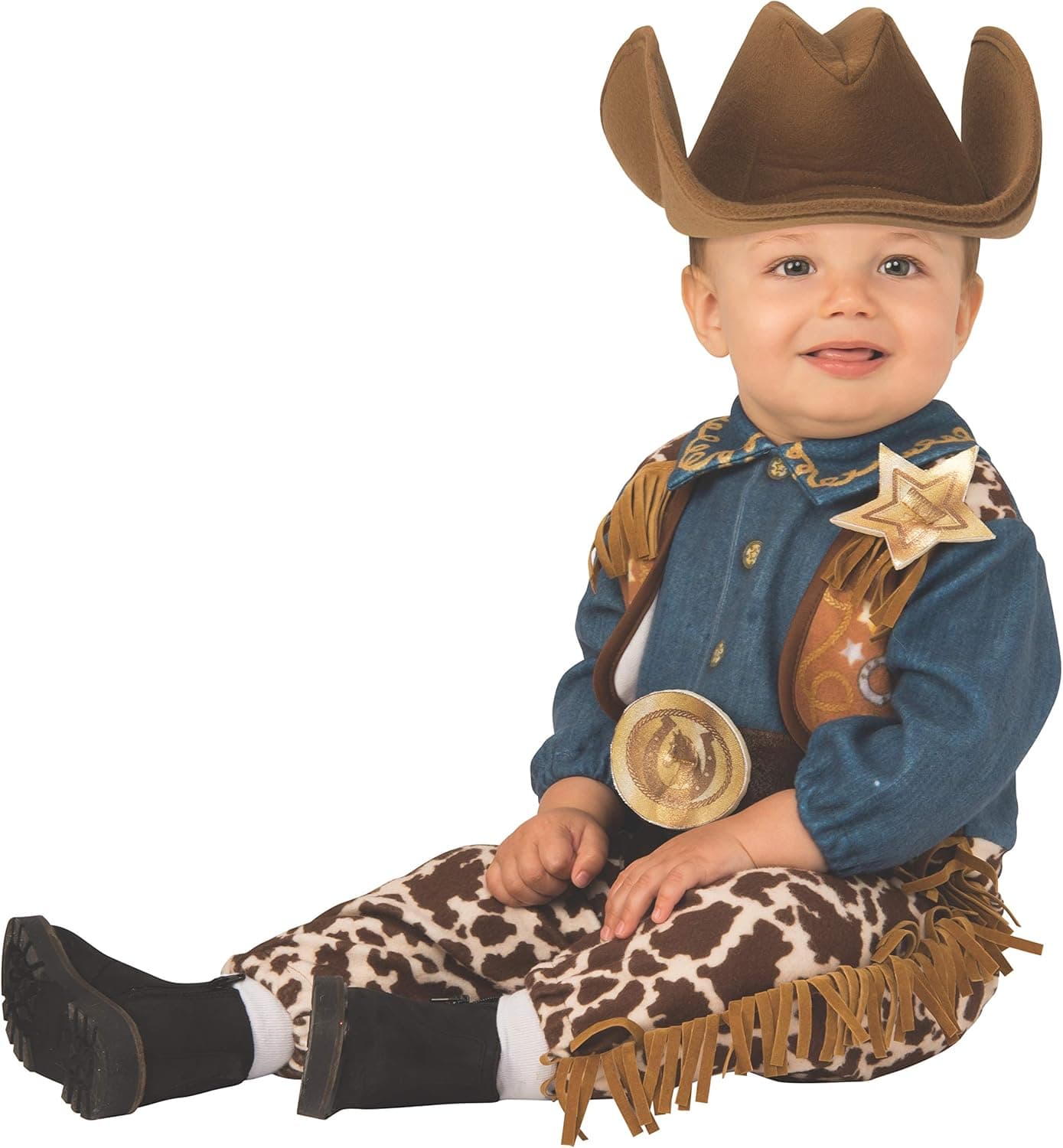 Rubie's Kid's Opus Collection Lil Cuties Little Cowboy Costume Baby Costume, As Shown, Toddler