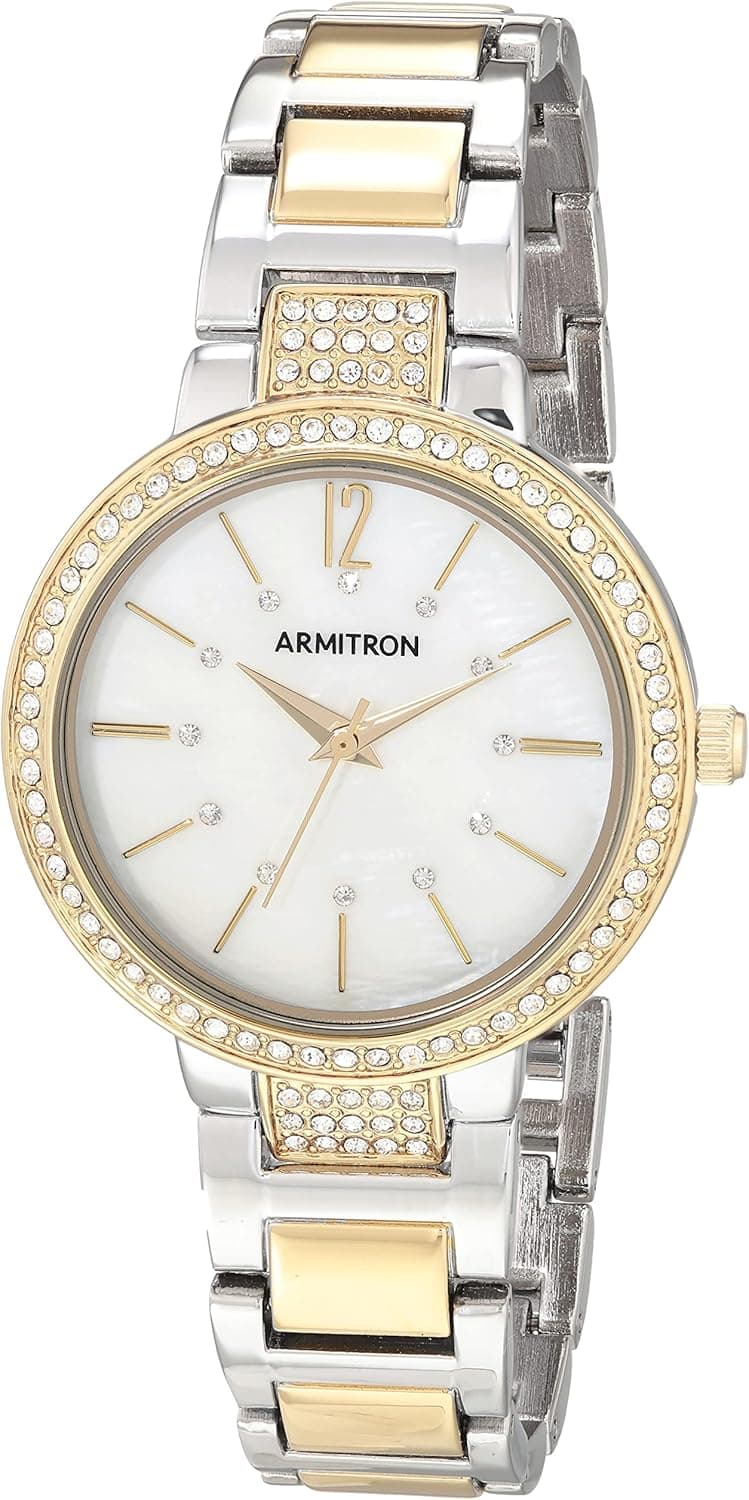 Armitron Women's Genuine Crystal Accented Bracelet Watch, 75/5687