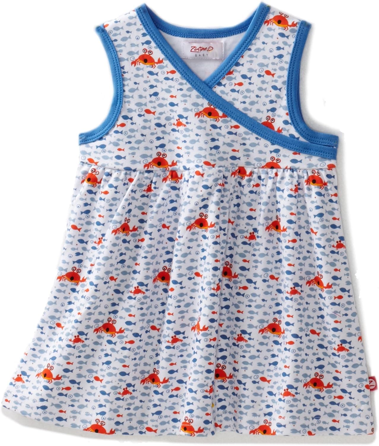 Zutano Baby Girls' Crabby Surplice Dress