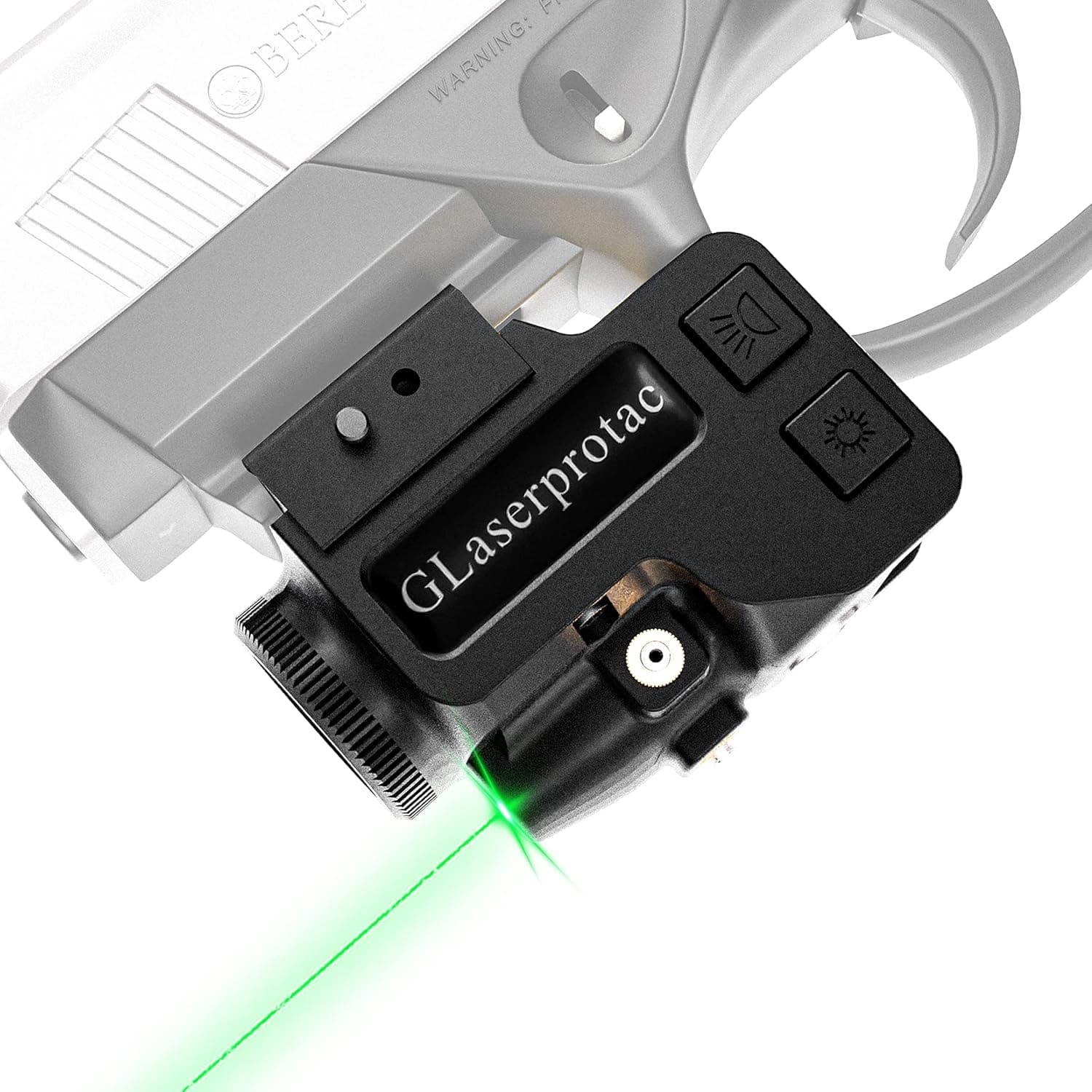 GLaserprotac PT1G Rail-Mounted Flashlight Laser Sight Strobe Function Factory Price 500 Lumens Pistols Rifles Magnetic Charging Laser Flashlight Combo for Handgun Pistol Hand Gun Gun Light