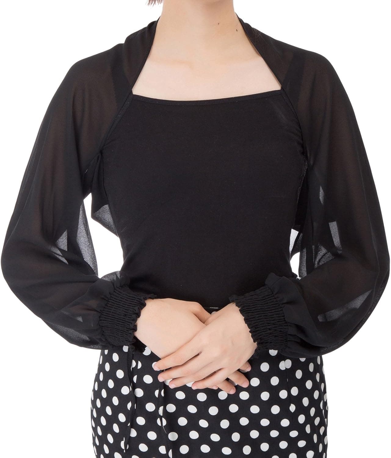 Kate Kasin Women Summer Cardigans Chiffon Loose Kimono Cardigan Capes Bolero Shrug