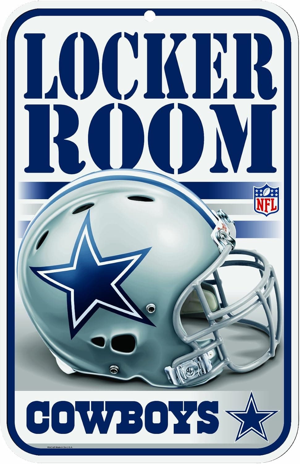 NFL Dallas Cowboys 11-by-17 inch Sign