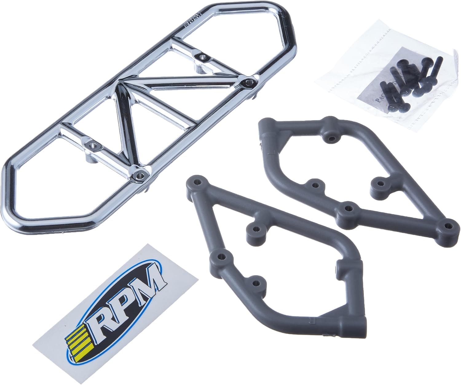 RPM Slash 2WD Rear Bumper, Chrome