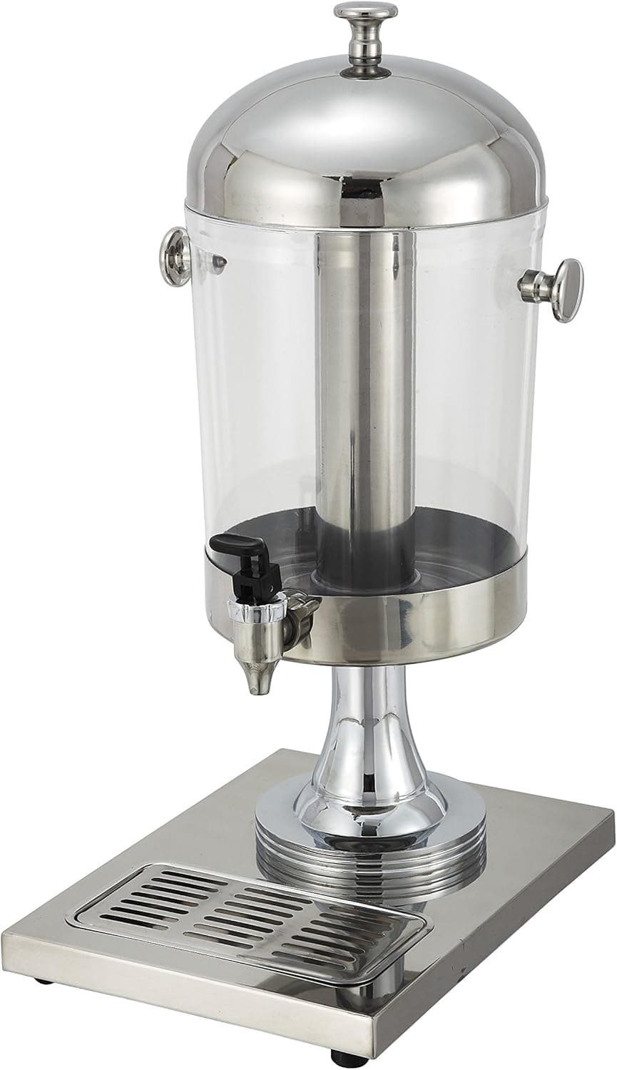 Winco Stainless Steel Juice Dispenser, 7-1/2-Quart