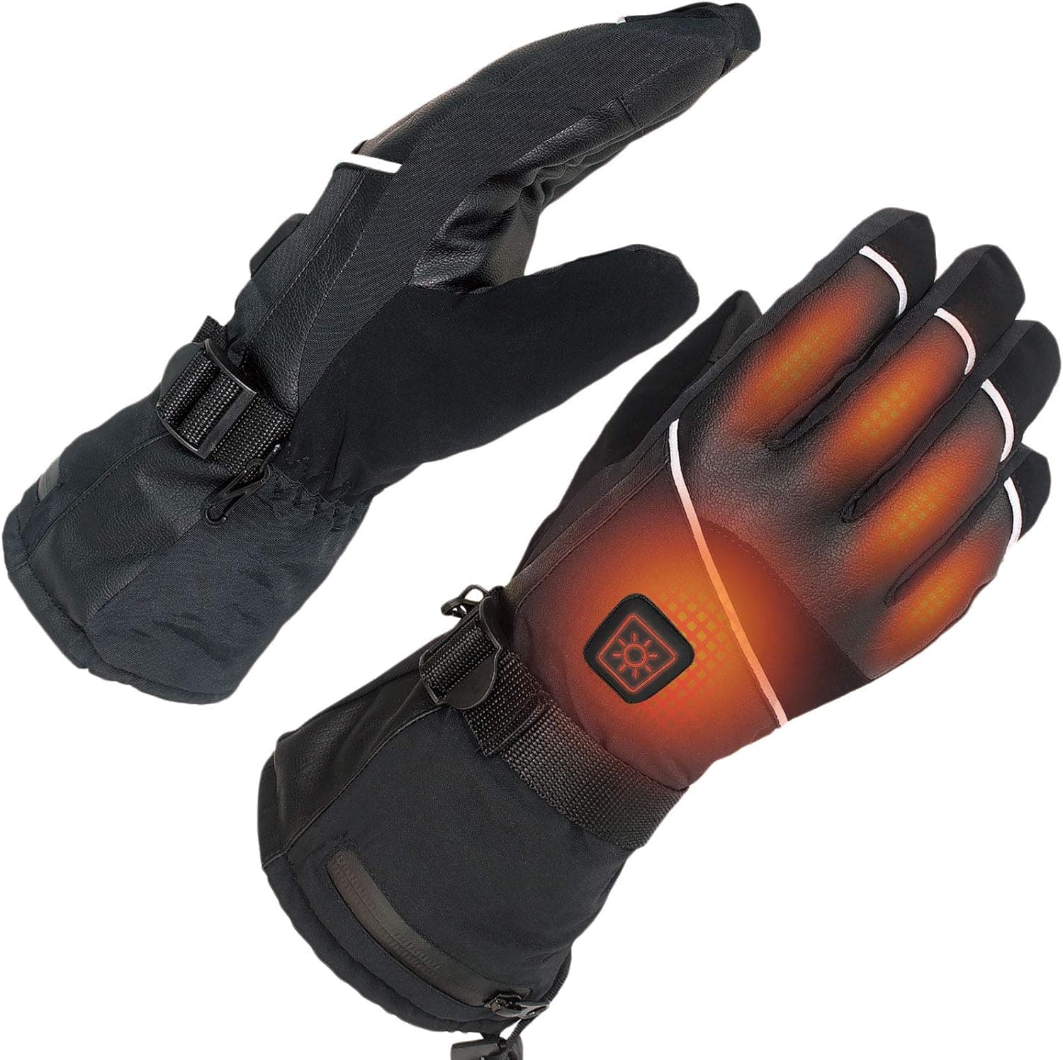 sticro Electric Heated Gloves for Men Women Rechargeable Battery Waterproof Windproof Winter Hands Warmer for Motorcycling Hiking Climbing Outdoor Activities