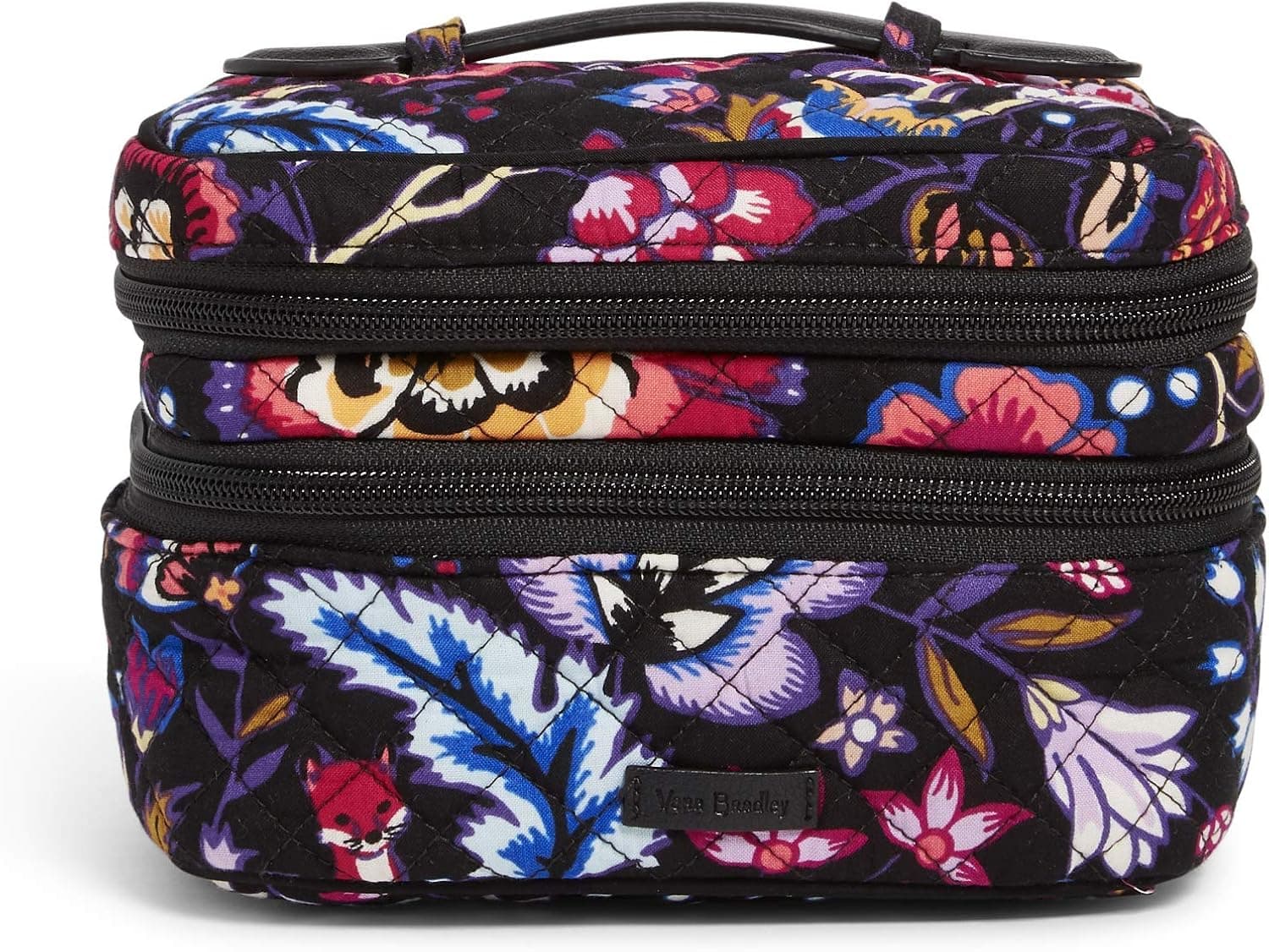 Vera Bradley Cotton Jewelry Organizer Train Case