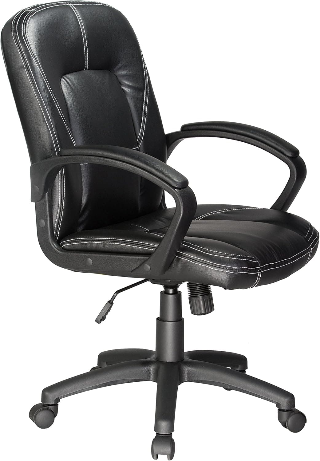 Comfort Products 60-6212 Relaxzen Mid-Back Chair with 3-Motor Massage, Black