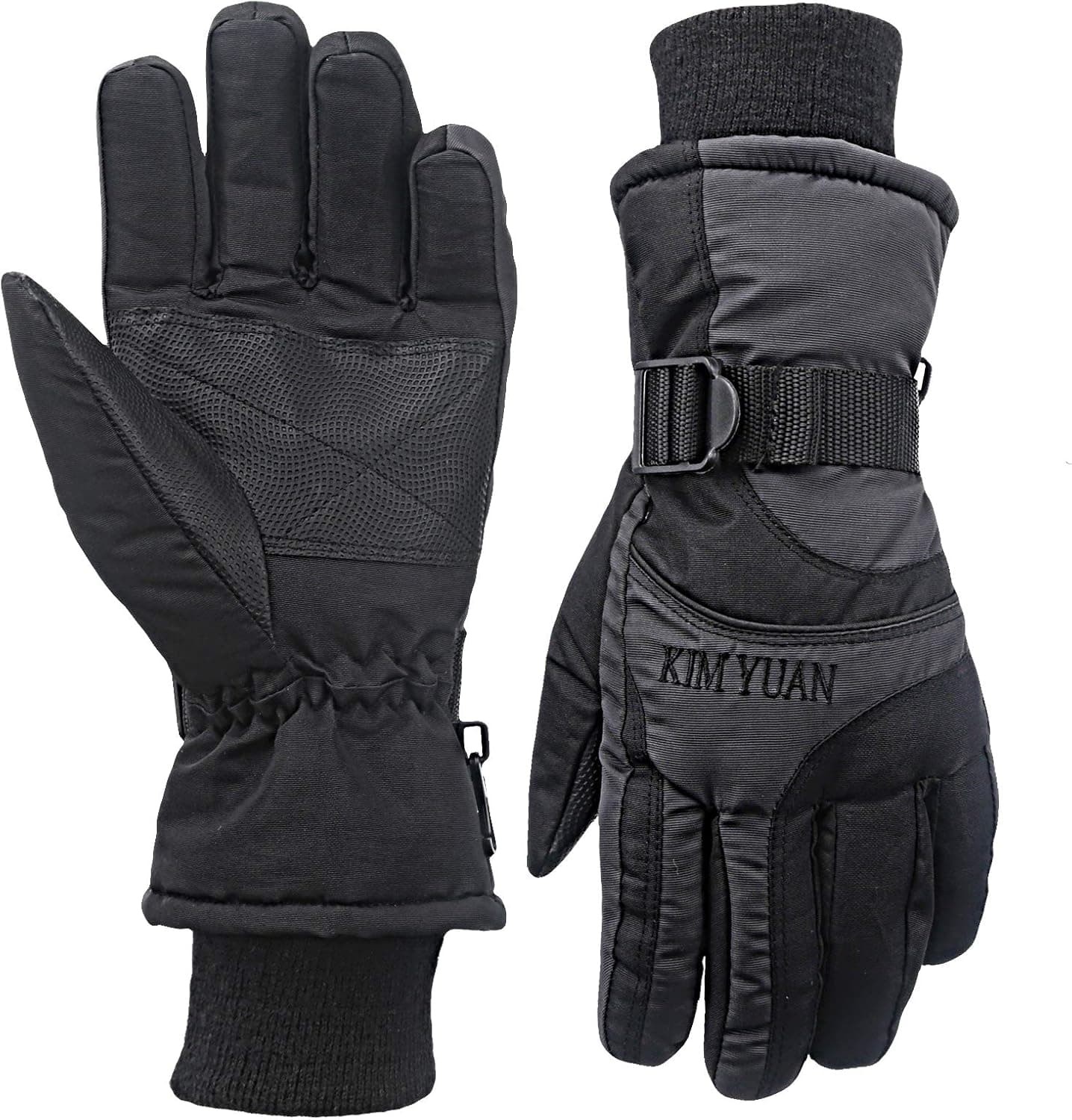 Kim Yuan Ski Snowboard Winter Gloves - Waterproof,3M Thinsulate, Cold Weather Gloves for Men & Women 1Pair