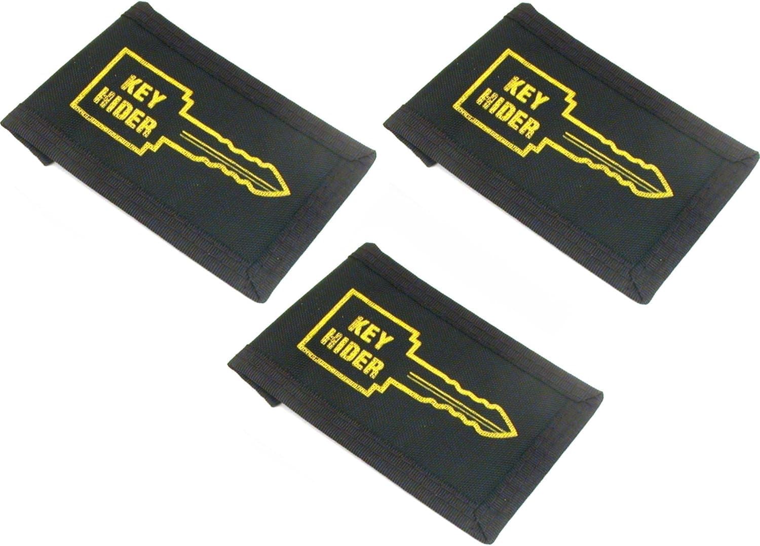 3 Hook & Loop Hide a Key Security Holder Hidden Storage